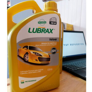 ACEITE LUBRAX 5W30 SINTÉTICO PARA DPF 4 LTS.